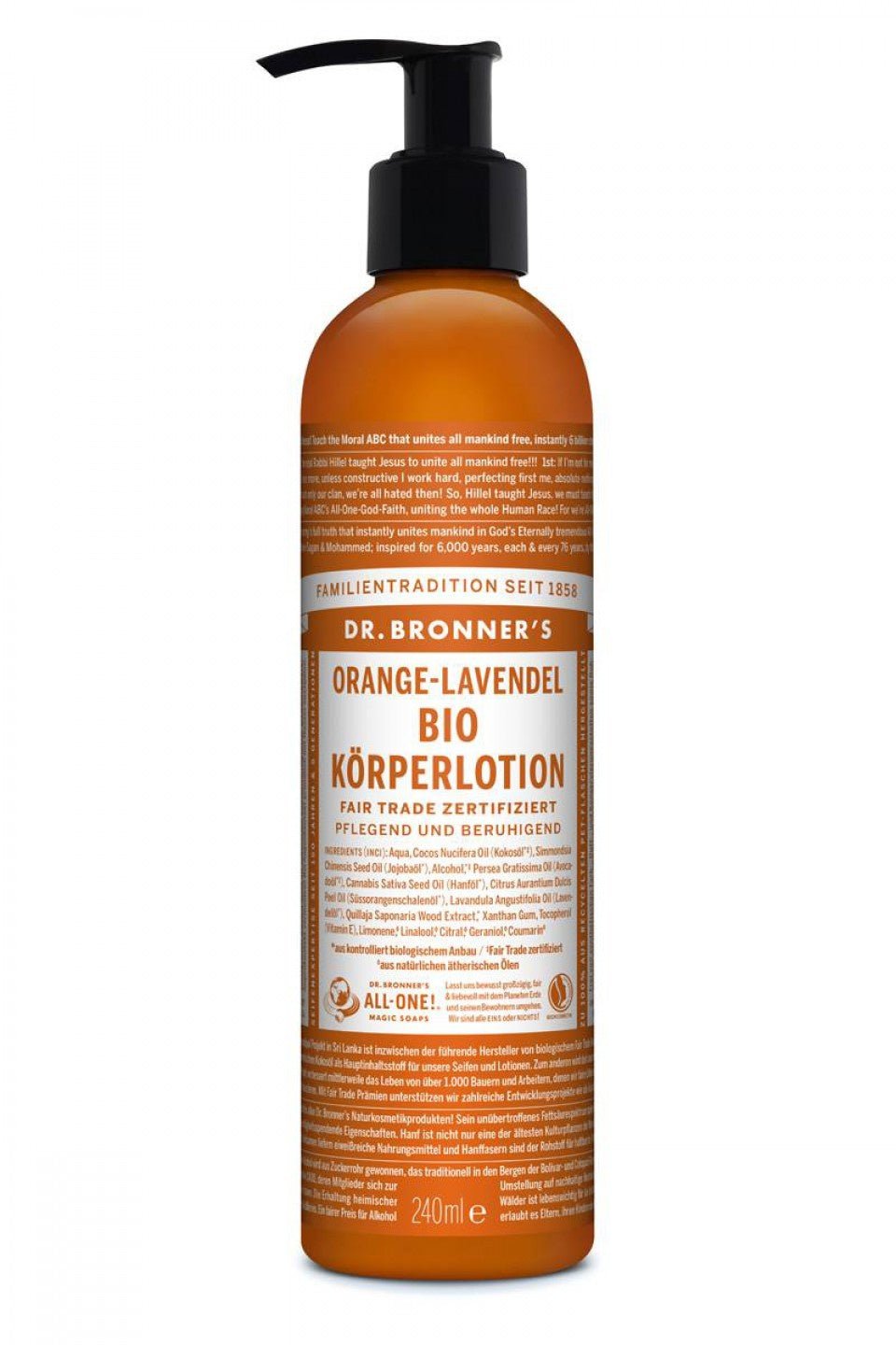 Bio Körperlotion Orange - Lavendel - haushaltsreinigo.shop