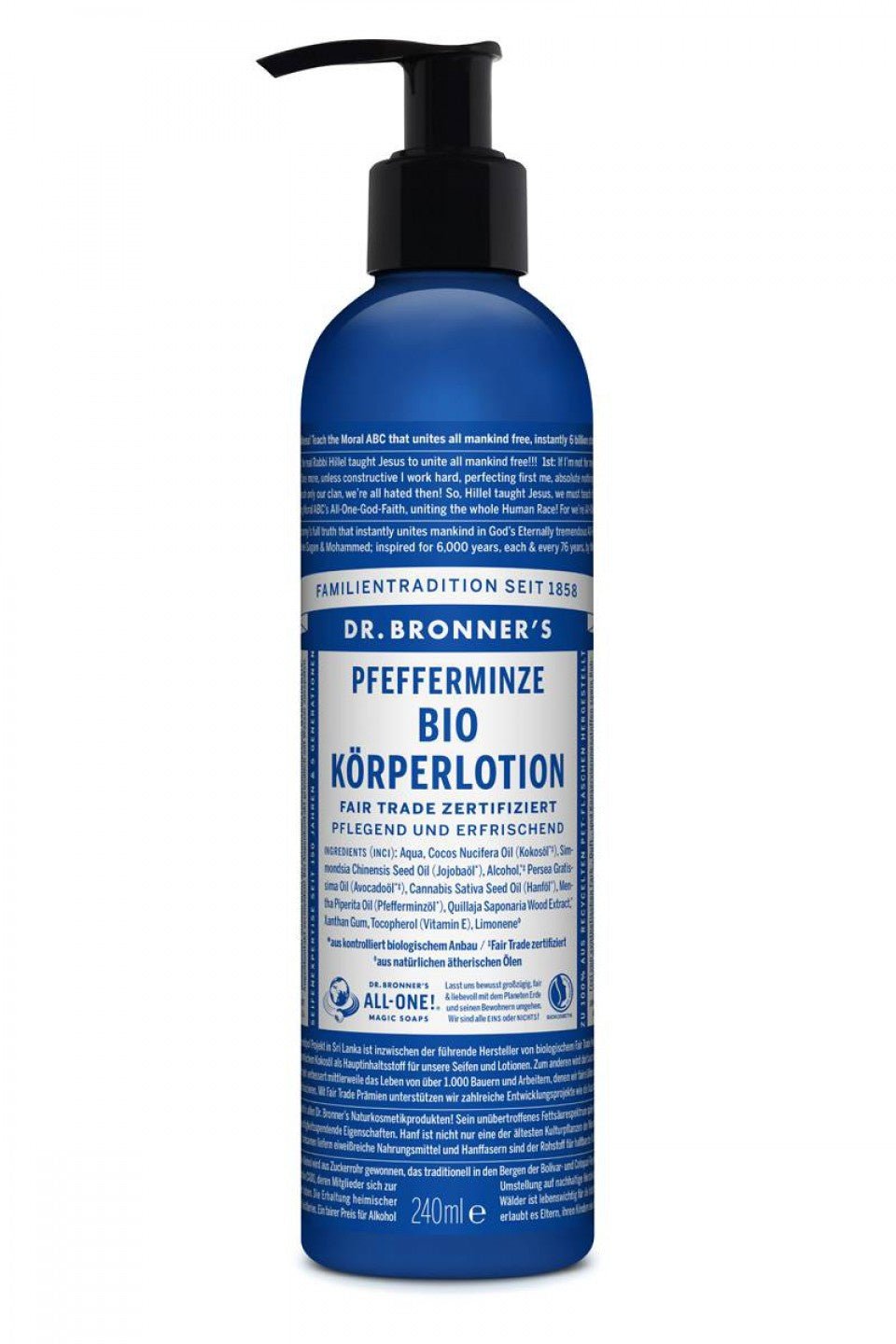 Bio Körpermilch Pfefferminze - haushaltsreinigo.shop