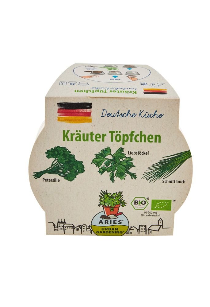 Bio - Kräutertöpfchen deutsche Küche - haushaltsreinigo.shop