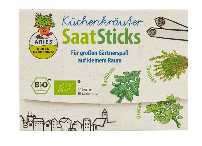 Bio SaatSticks Küchenkräuter kbA - haushaltsreinigo.shop