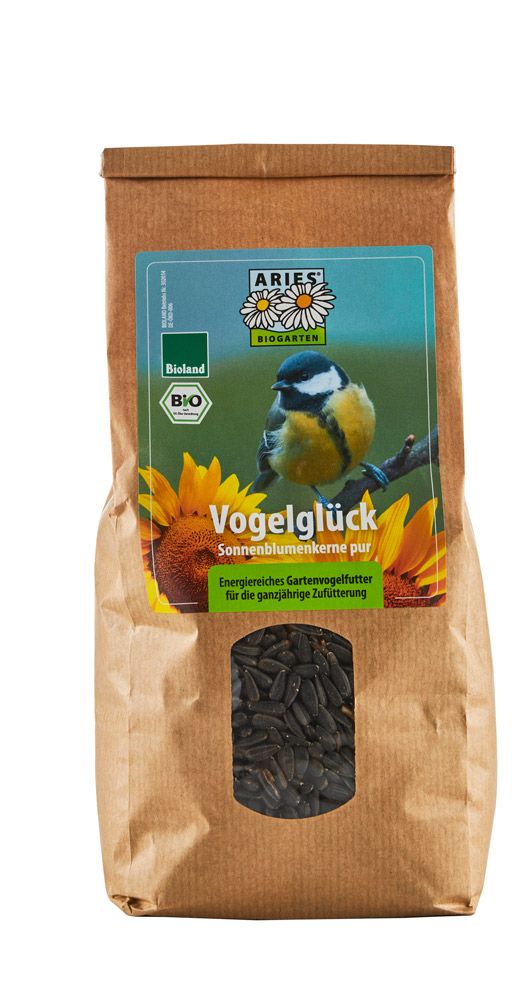 Bio - Vogelglück Sonnenblumenkerne pur kbA - haushaltsreinigo.shop