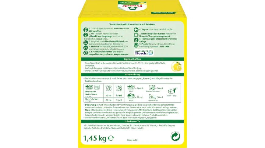 Citrus Vollwaschpulver - haushaltsreinigo.shop