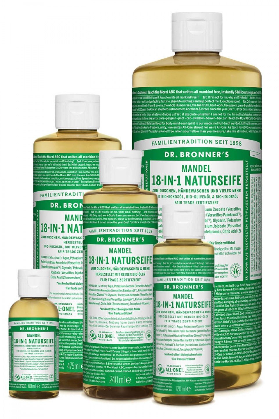 Dr. Bronner's Flüssigseife Mandel - haushaltsreinigo.shop