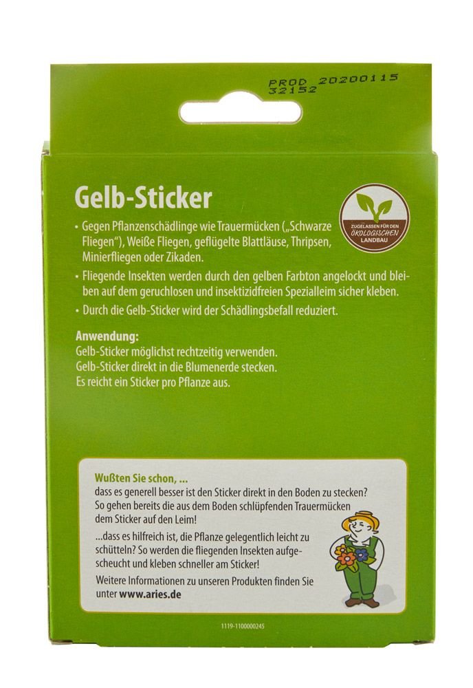 Gelbsticker - haushaltsreinigo.shop