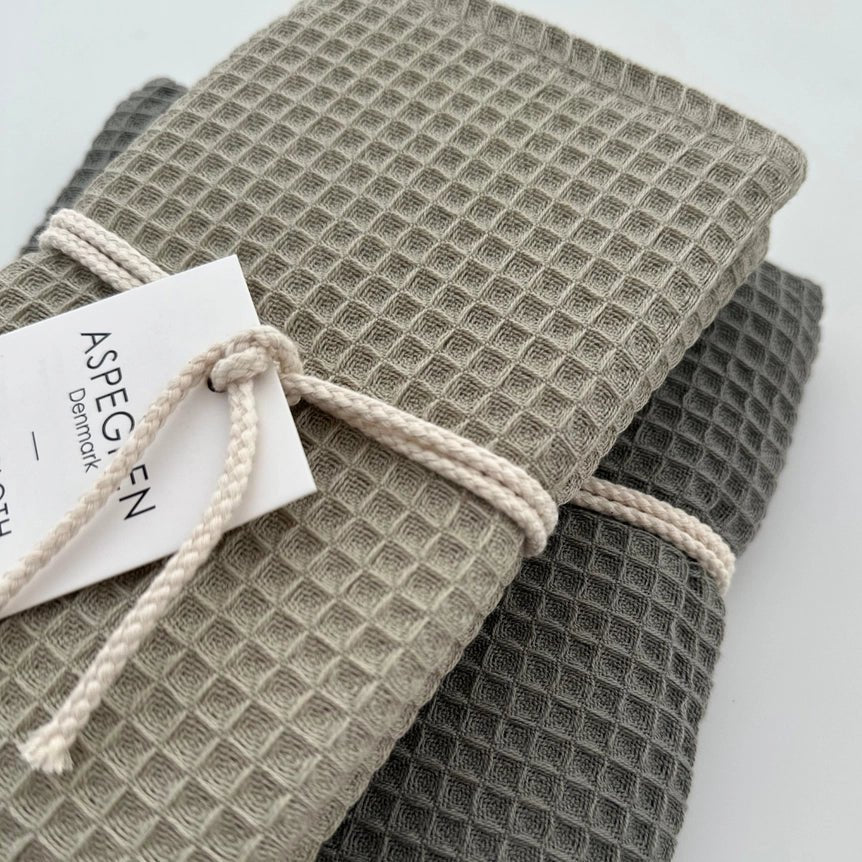 Geschirrtuch - Bio - Baumwolle - 2er Set - North Green Tea - haushaltsreinigo.shop