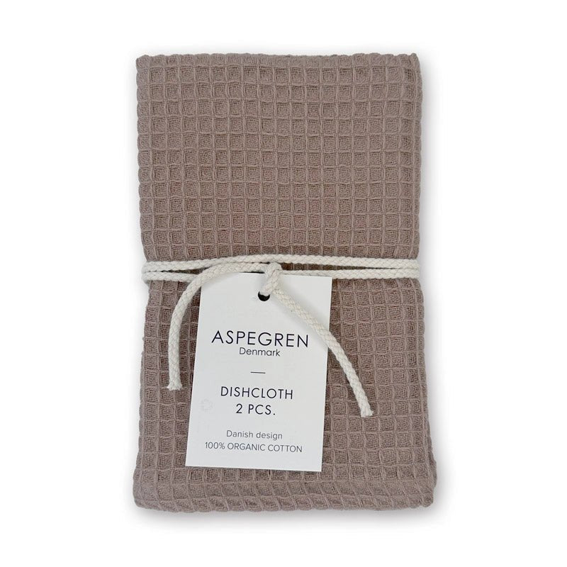 Geschirrtuch - Bio - Baumwolle - 2er Set - North Nougat - haushaltsreinigo.shop