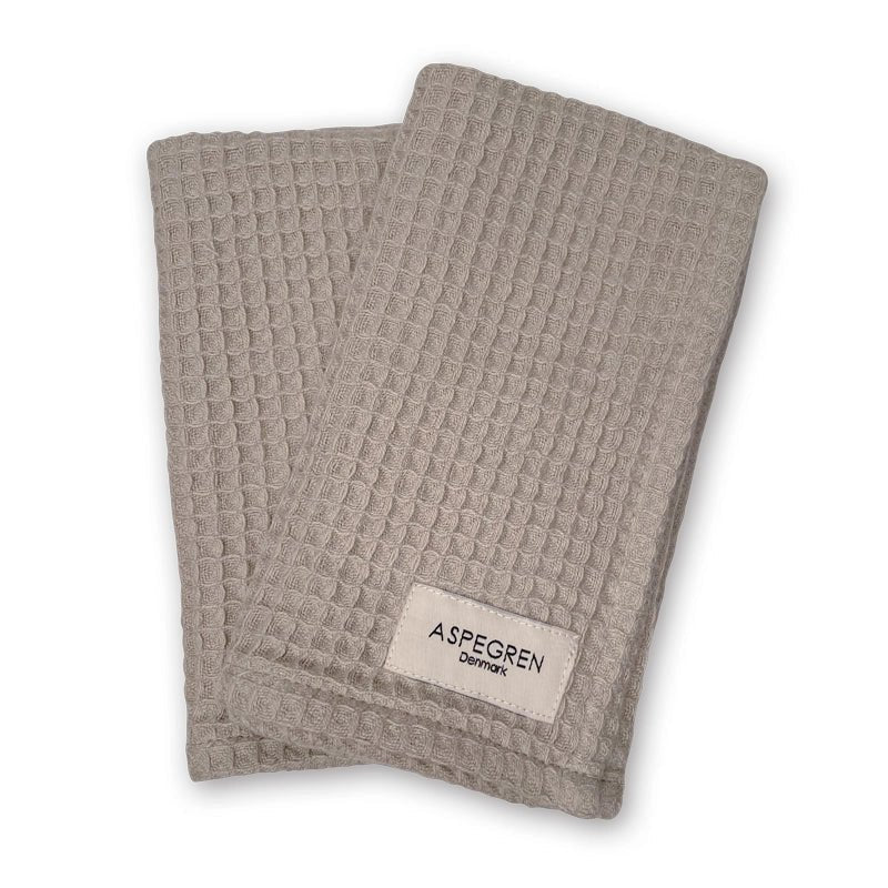 Geschirrtuch - Bio - Baumwolle - 2er Set - North Steel Gray - haushaltsreinigo.shop