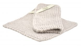 Gestrickte Topflappen in BIO von Solwang - haushaltsreinigo.shop