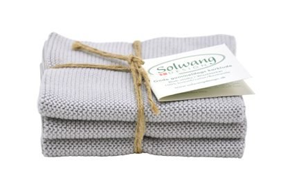 Gestrickte Wischtücher BIO von Solwang - haushaltsreinigo.shop