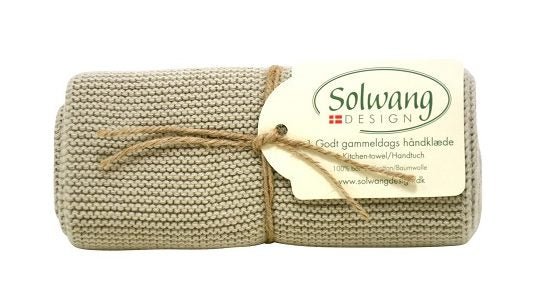 Gestricktes Handtuch BIO von Solwang - haushaltsreinigo.shop