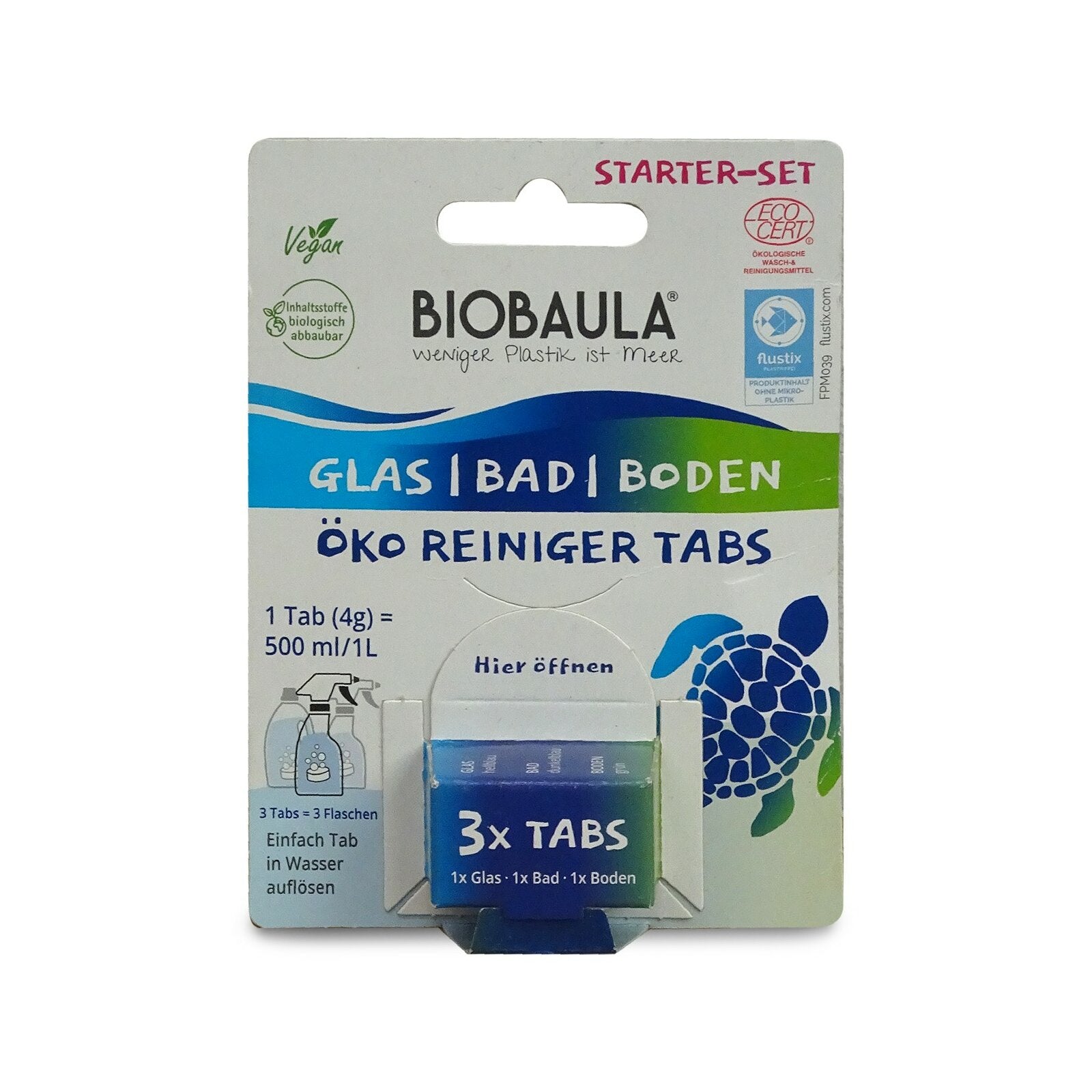 Glas + Bad + Boden - Öko Reiniger Tabs - haushaltsreinigo.shop