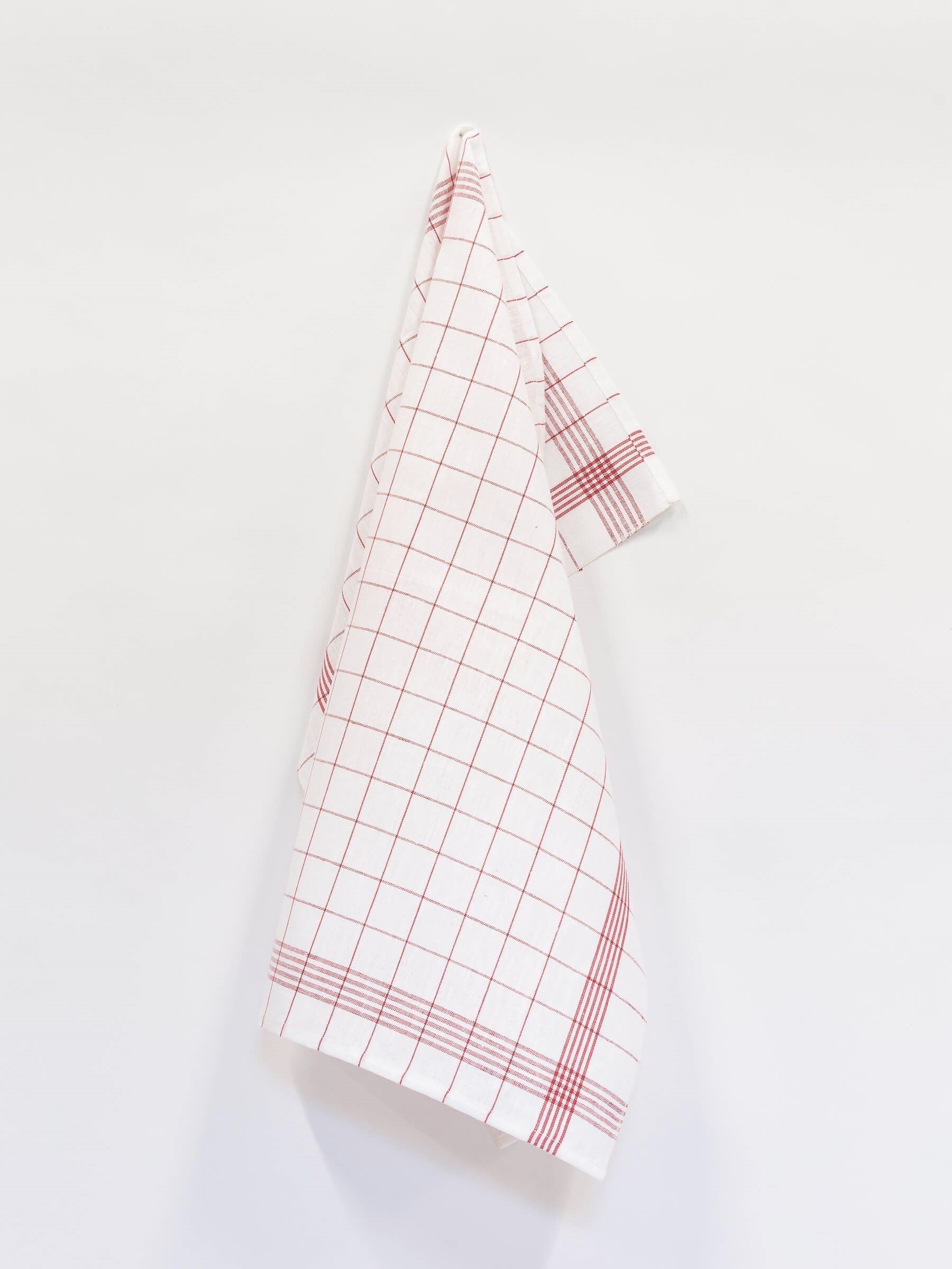 Kariertes Gläsertuch aus 100% Leinen - haushaltsreinigo.shop