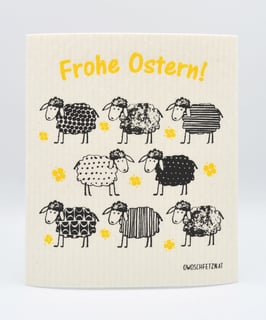 Lamm Bert "Frohe Ostern!" - haushaltsreinigo.shop