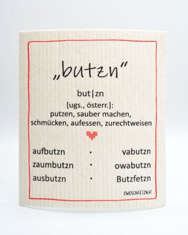 Owoschfetzn Mundart "butzn" - haushaltsreinigo.shop