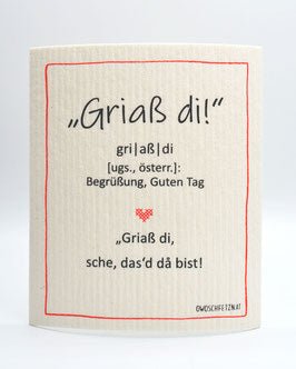 Owoschfetzn Mundart "Griaß di!" - haushaltsreinigo.shop