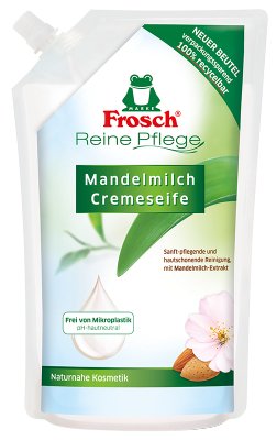Reine Pflege Mandelmilch Cremeseife Nachfüllbeutel - haushaltsreinigo.shop