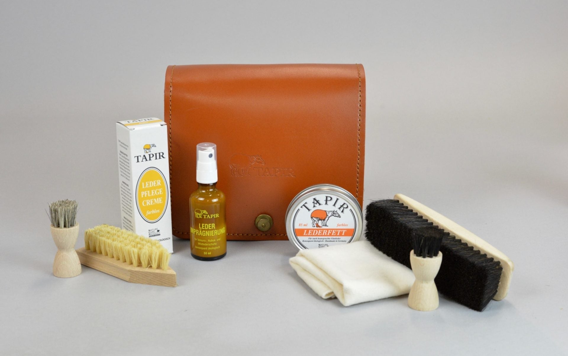 Schuhpflege Reiseset aus Leder - haushaltsreinigo.shop
