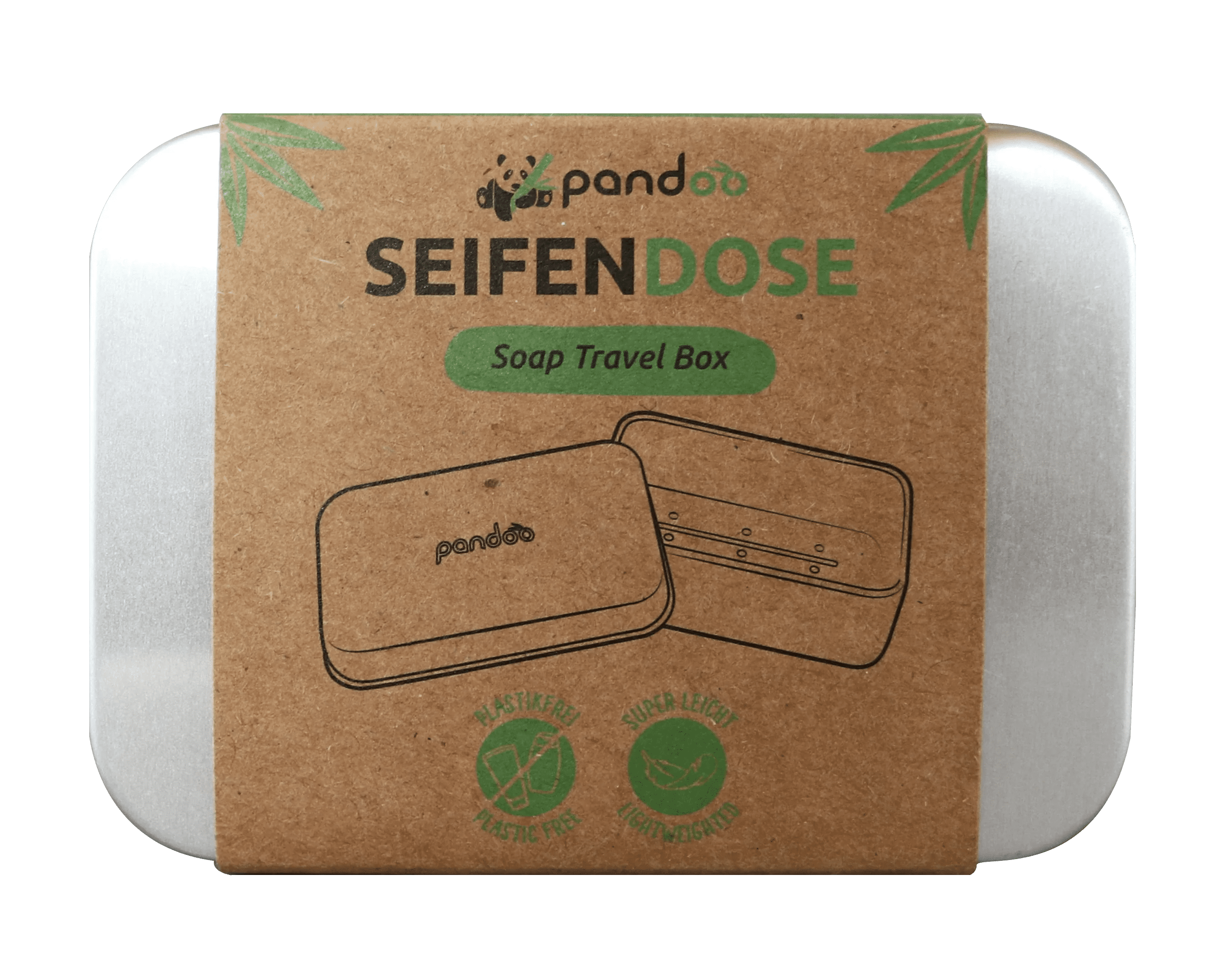 Seifendose aus Aluminium mit Abtropfgitter - haushaltsreinigo.shop
