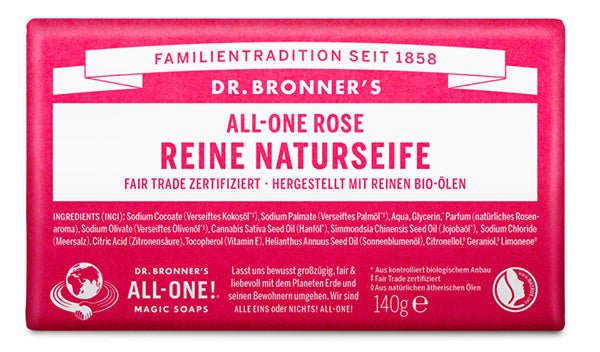 Seifenstück Rose - haushaltsreinigo.shop