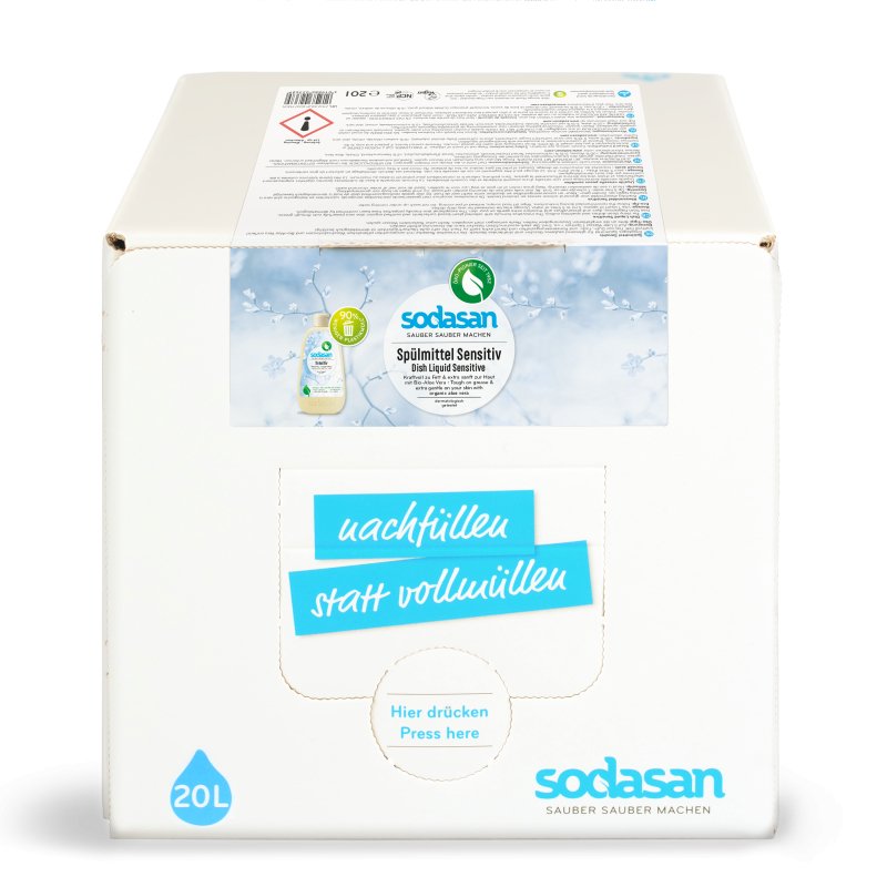 Spülmittel Sensitiv von Sodasan - haushaltsreinigo.shop