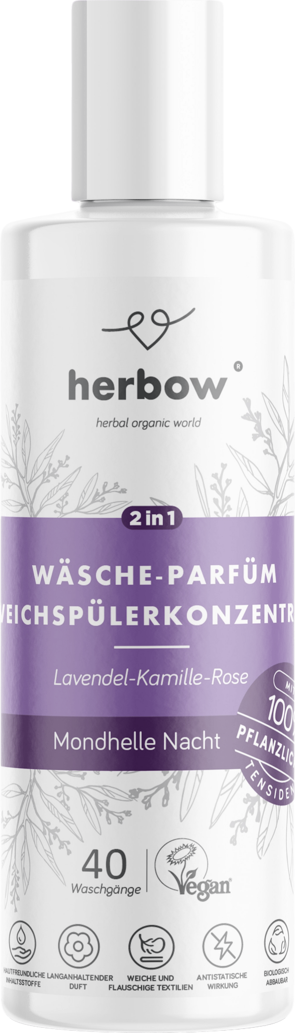 Wäscheparfum & Weichspülerkonzentrat 2 in 1 Mondhelle Nacht - haushaltsreinigo.shop