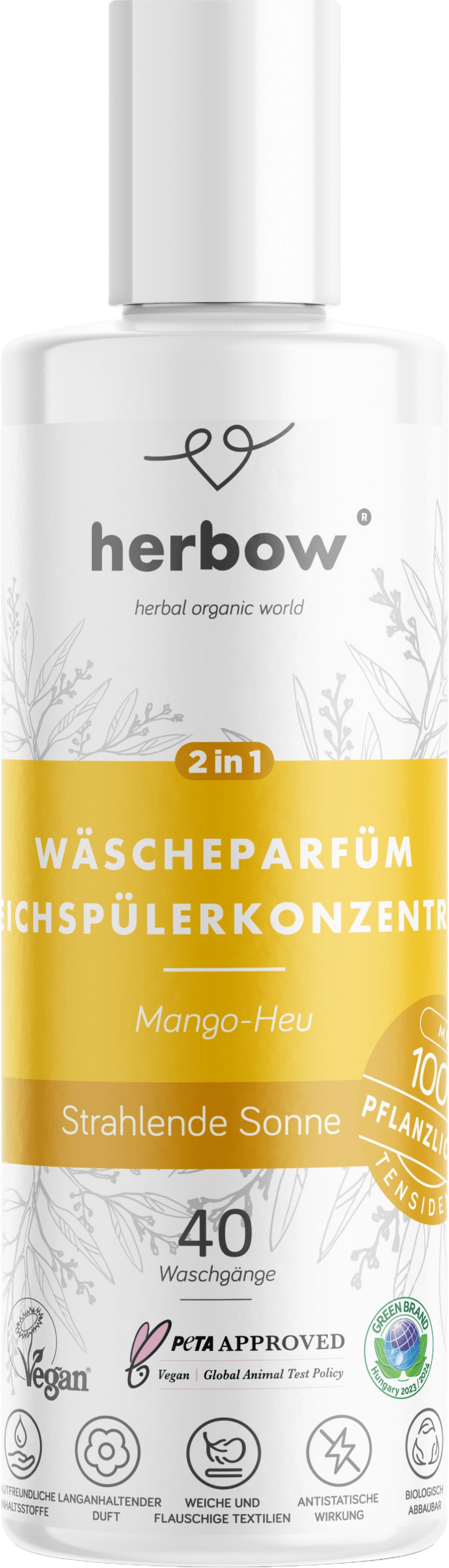 Wäscheparfum & Weichspülerkonzentrat 2 in 1 Strahlende Sonne - haushaltsreinigo.shop