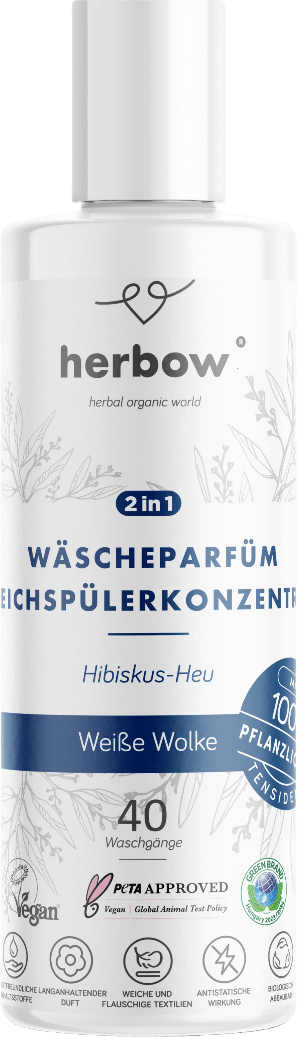 Wäscheparfum & Weichspülerkonzentrat 2 in 1 Weisse Wolke - haushaltsreinigo.shop