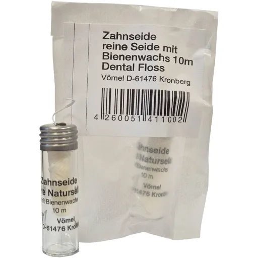 Zahnseide im Glasflacon - haushaltsreinigo.shop
