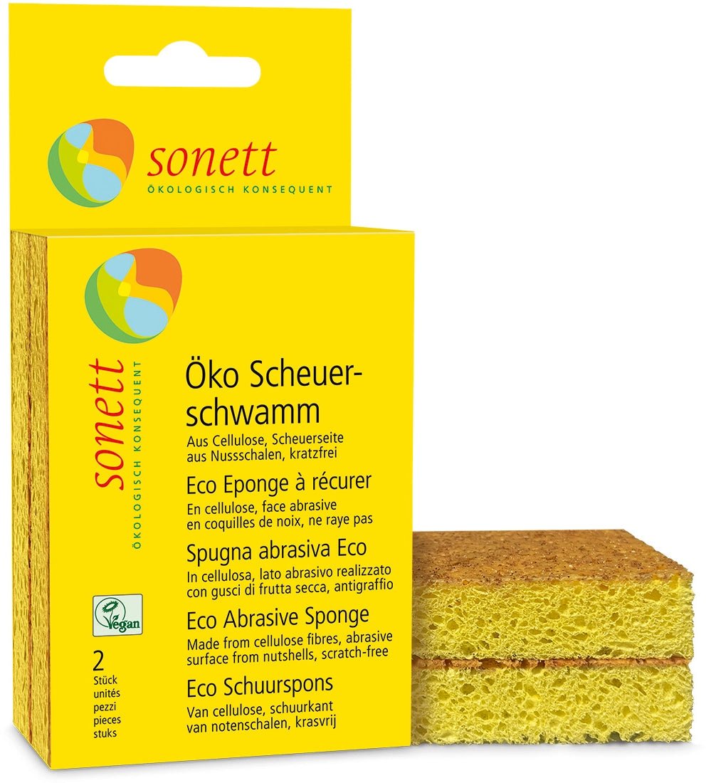 2er-Pack Öko-Scheuerschwamm - haushaltsreinigo.shop