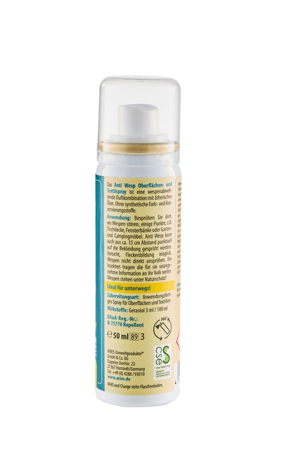Anti Wesp Oberflächen - und Textilspray - haushaltsreinigo.shop