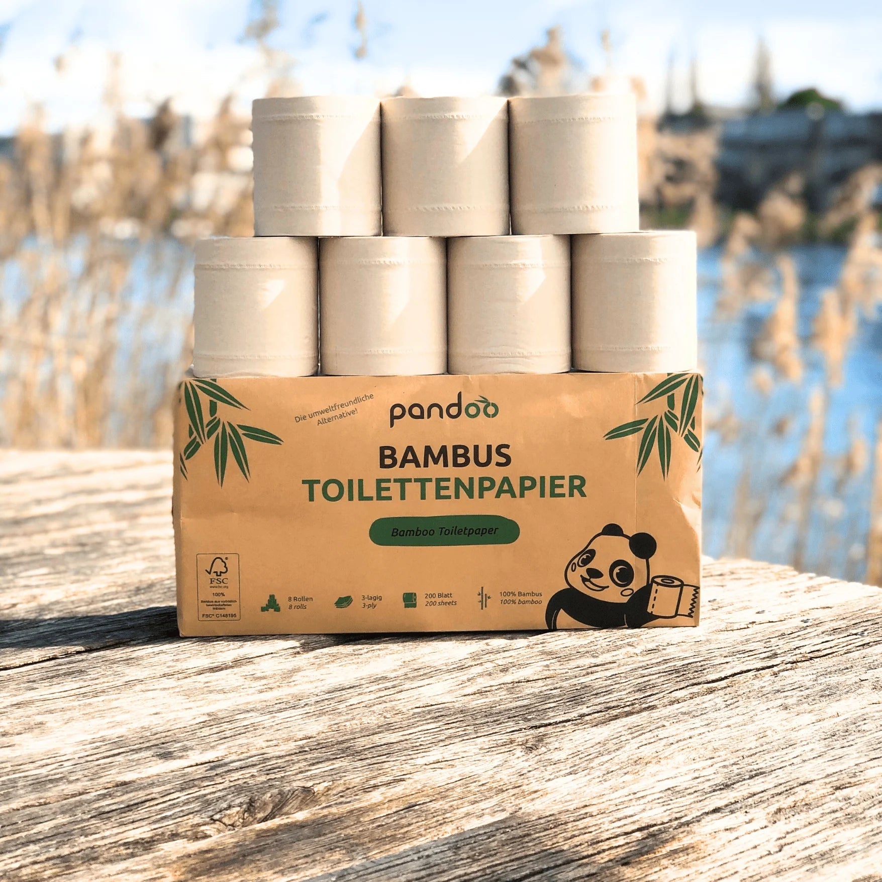Bambus Toilettenpapier 3 - lagig - haushaltsreinigo.shop