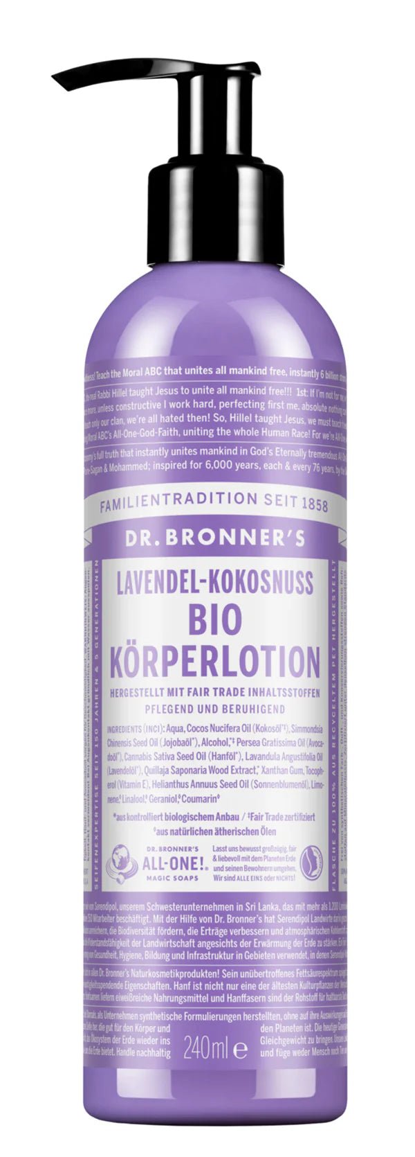 Bio Körperlotion Lavendel - Kokosnuss - haushaltsreinigo.shop