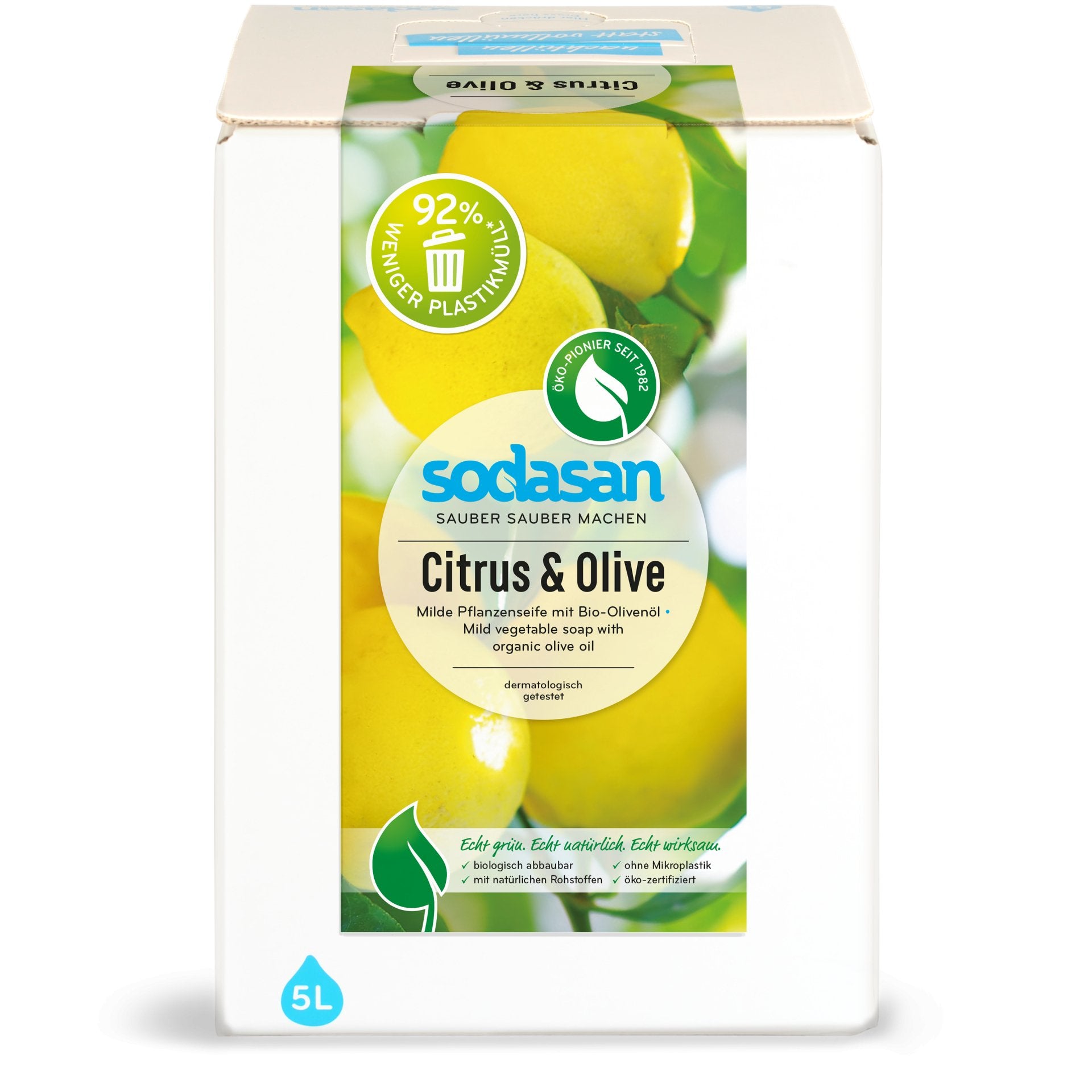 Bio Pflanzenseife Flüssig Citrus & Olive - haushaltsreinigo.shop