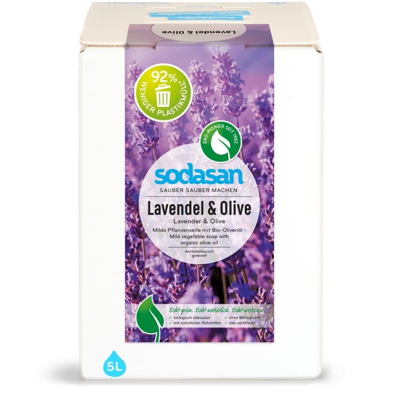 Bio Pflanzenseife Flüssig Lavendel & Olive - haushaltsreinigo.shop
