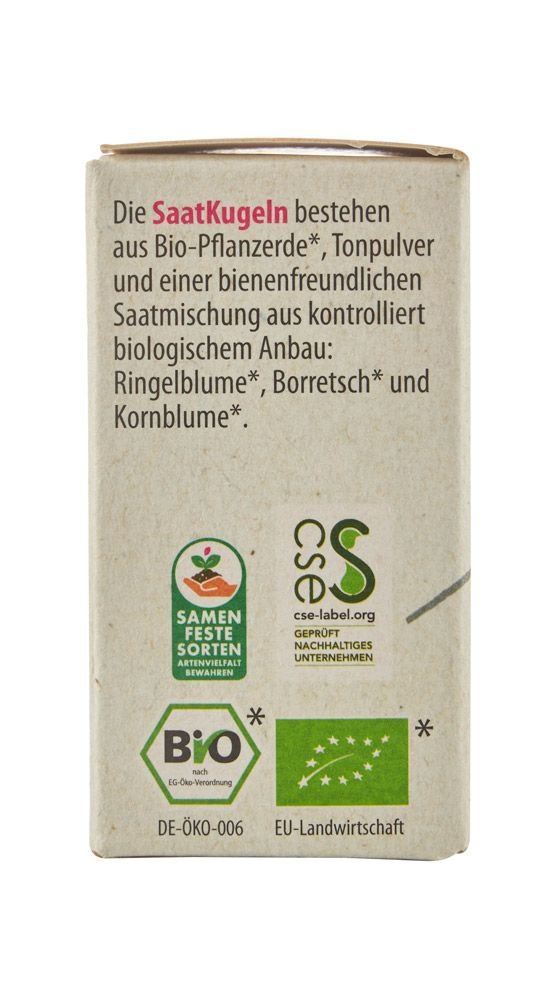 Bio - Saatkugeln Essbare Blüten kbA - haushaltsreinigo.shop