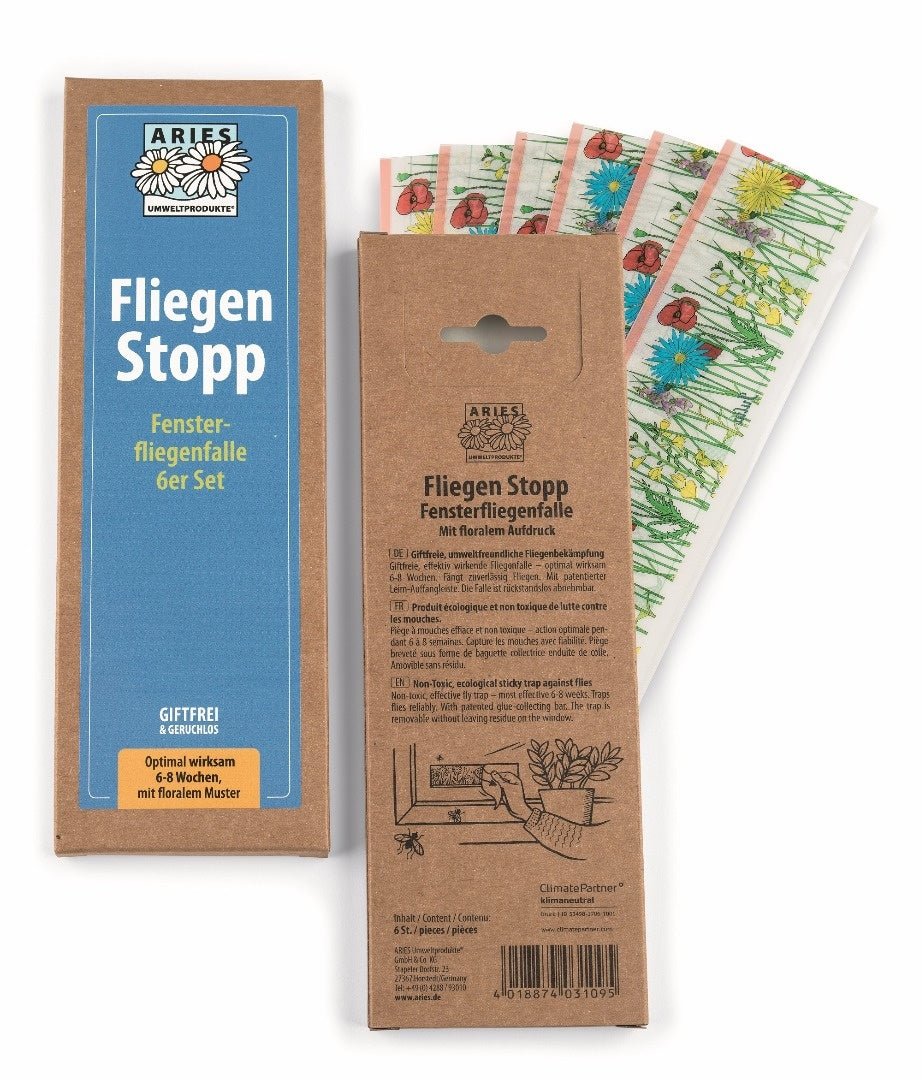 Fliegen Stopp Fensterfliegenfalle Floral - haushaltsreinigo.shop