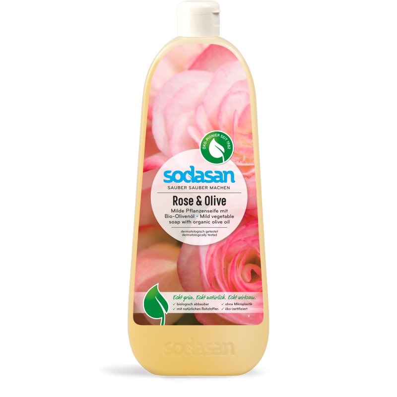 Flüssigseife Rose & Olive - haushaltsreinigo.shop