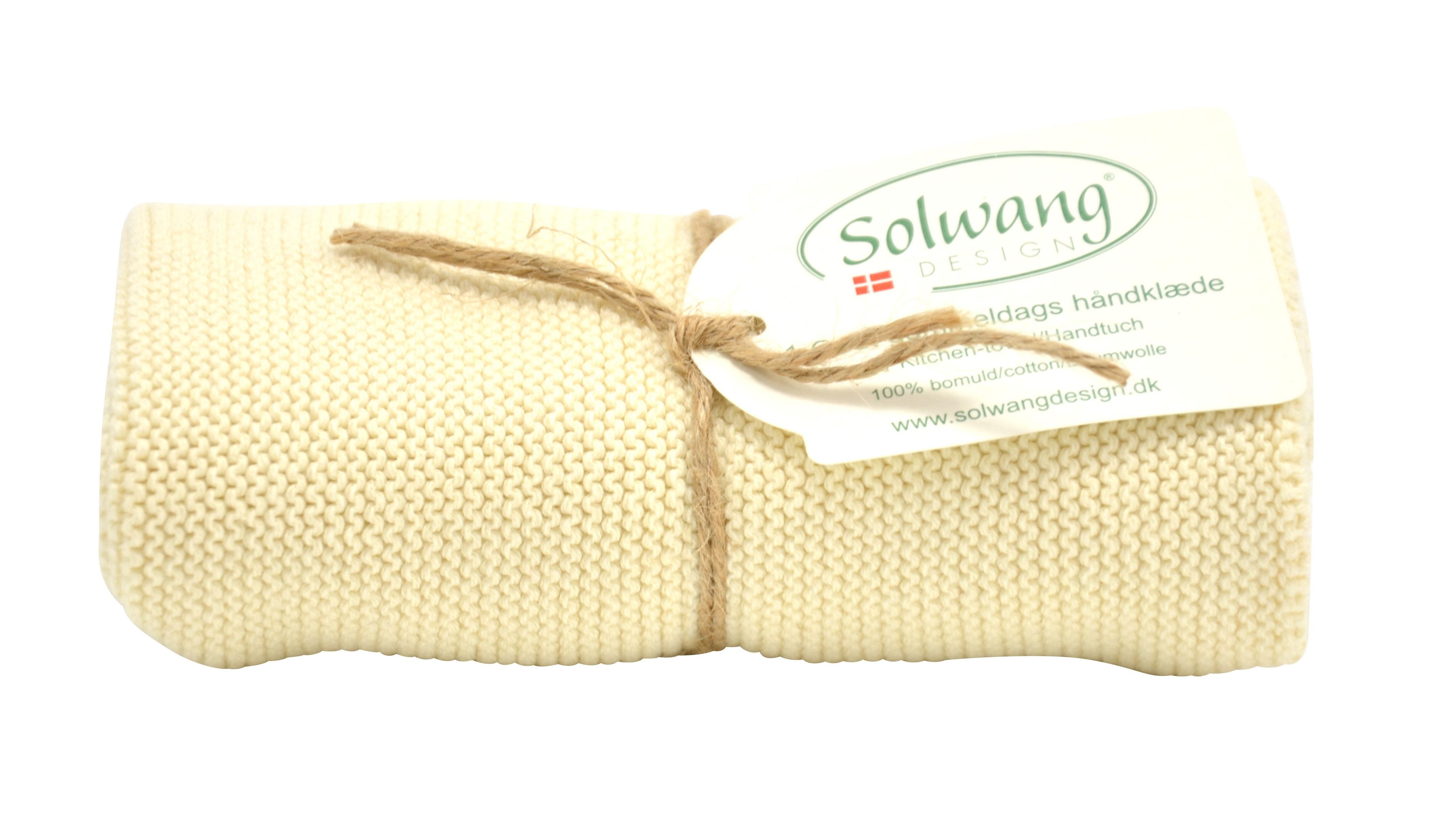 Gestricktes Handtuch BIO von Solwang - haushaltsreinigo.shop