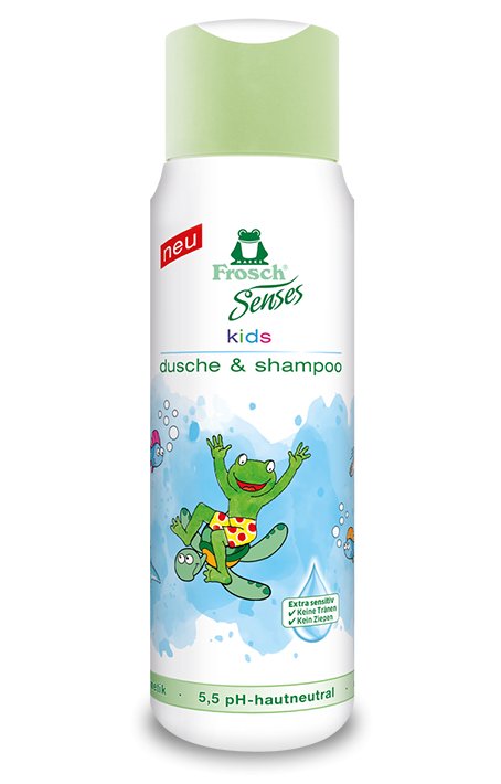 Kids Dusche & Shampoo 300ml von Frosch - haushaltsreinigo.shop