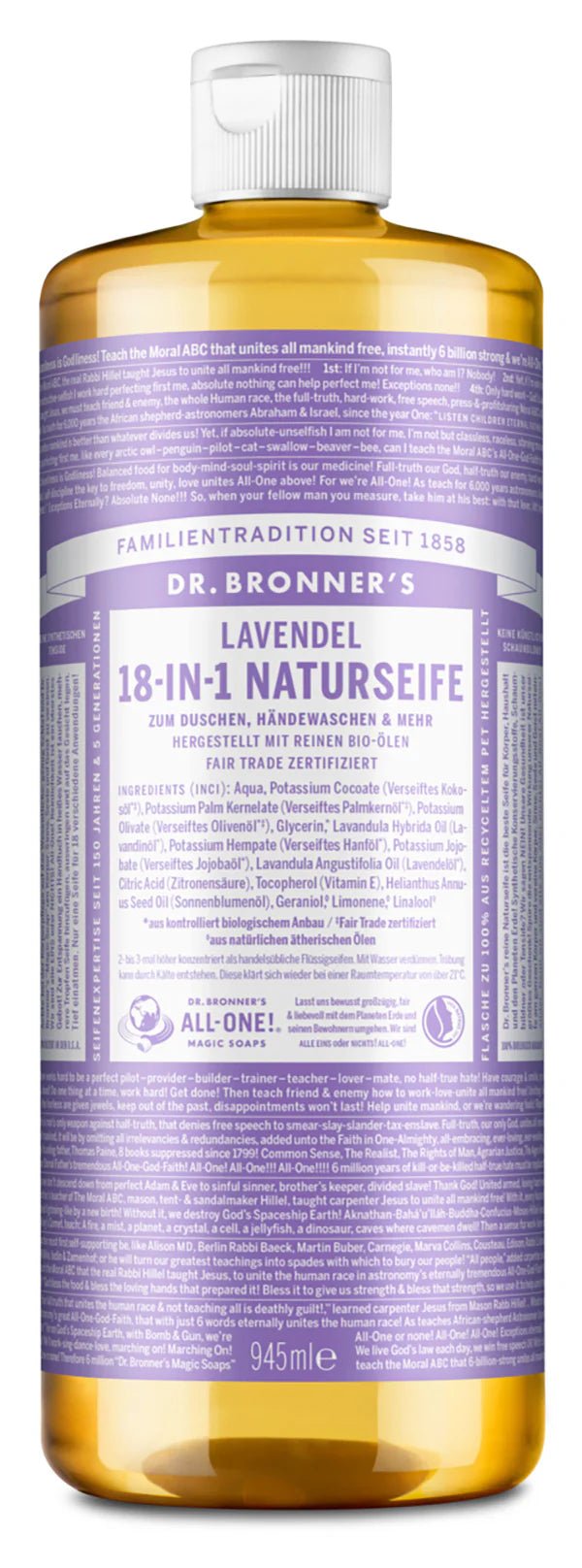 LAVENDEL - 18 - IN - 1 NATURSEIFE - haushaltsreinigo.shop