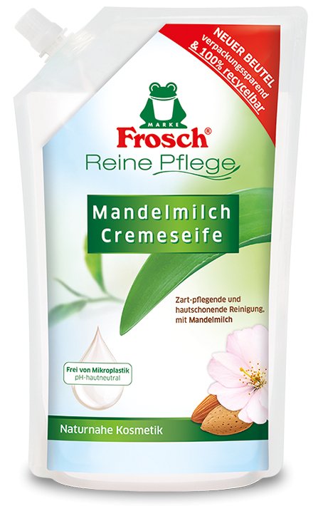 Mandelmilch Cremeseife Nachfüllbeutel - haushaltsreinigo.shop