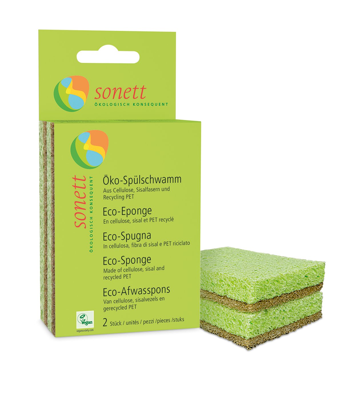 Öko - Spülschwamm, 2er Pack - haushaltsreinigo.shop