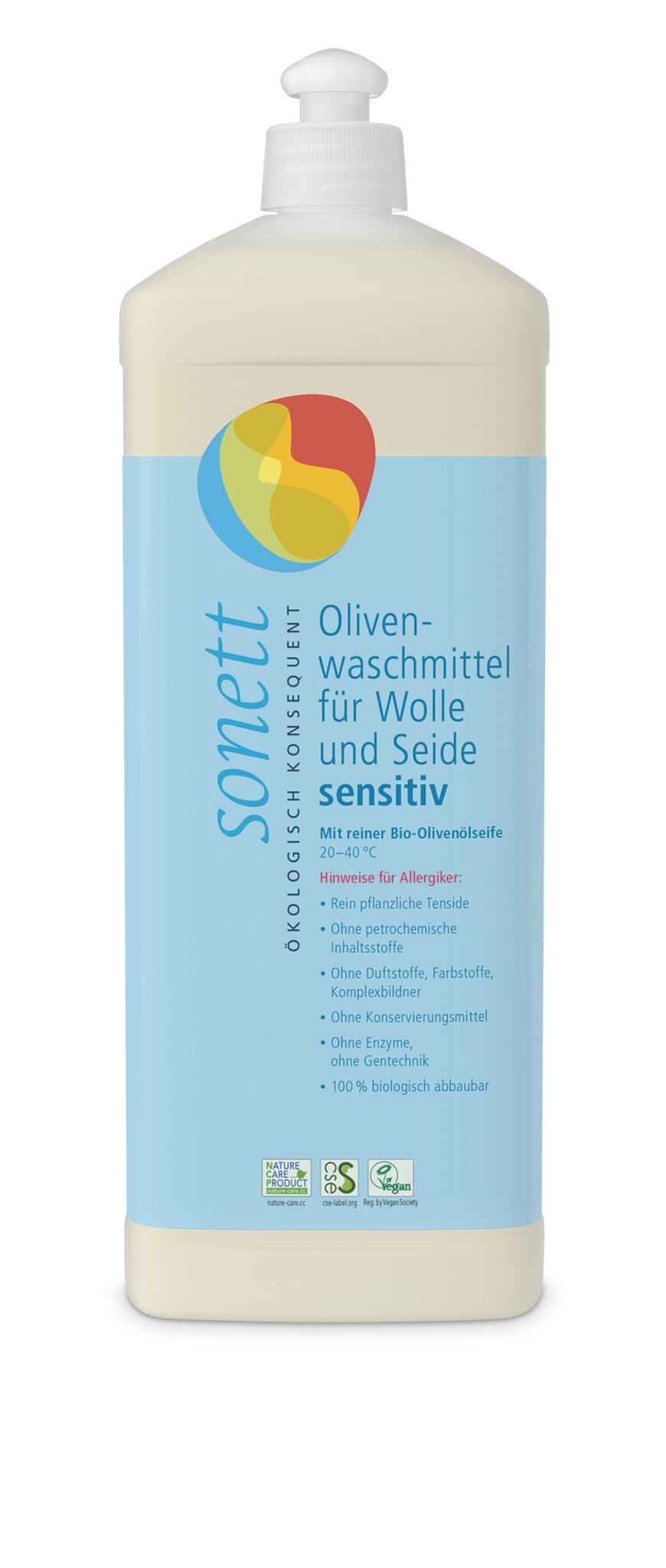 Olivenwaschmittel für Wolle und Seide sensitiv - haushaltsreinigo.shop