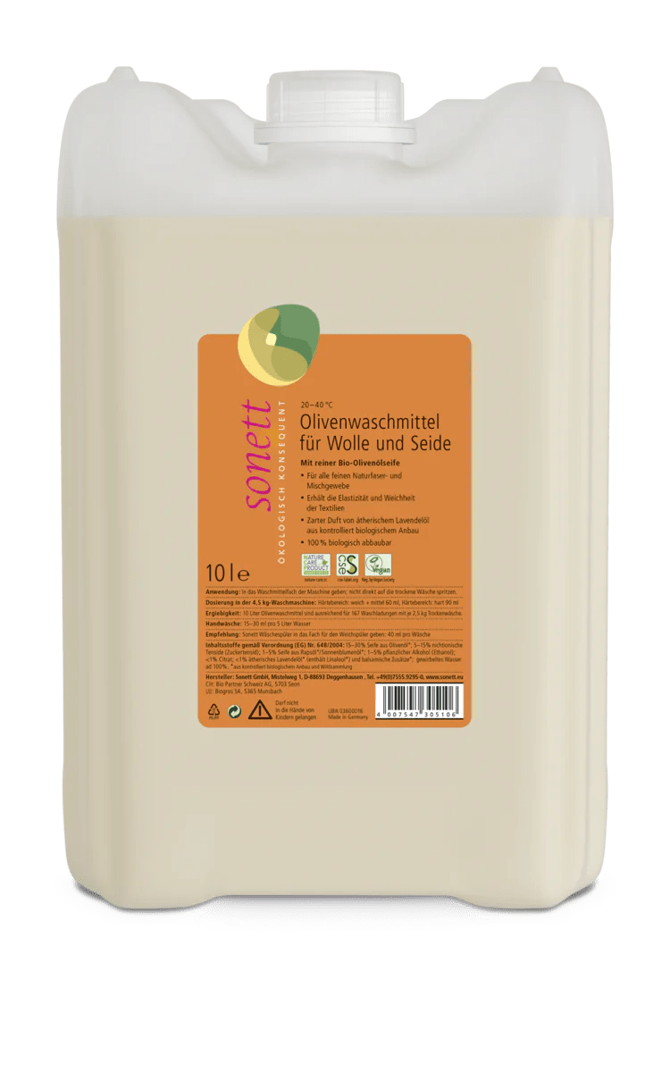 Olivenwaschmittel für Wolle und Seide - haushaltsreinigo.shop
