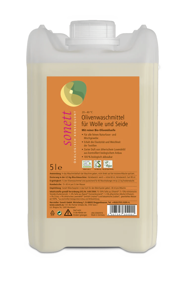 Olivenwaschmittel für Wolle und Seide - haushaltsreinigo.shop
