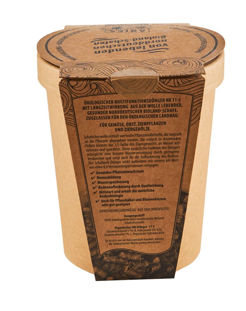 Schafwollpellets ökologischer Universaldünger - haushaltsreinigo.shop