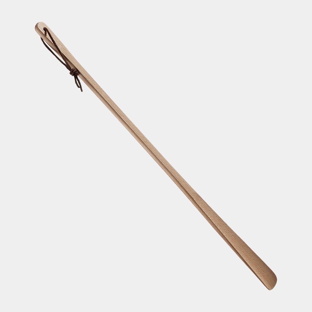Schuhanzieher lang mit Lederschlaufe - haushaltsreinigo.shop