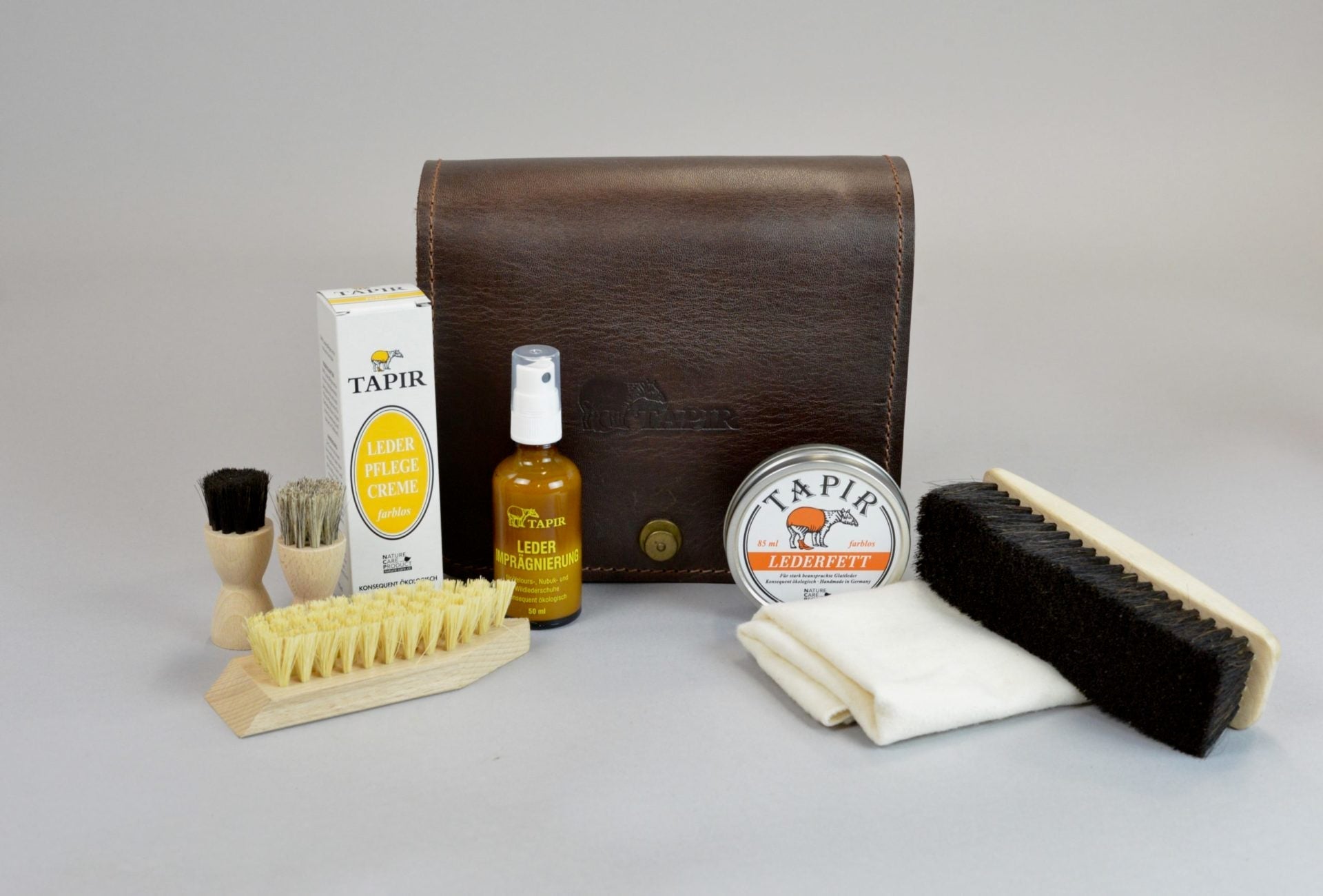 Schuhpflege Reiseset aus Leder - haushaltsreinigo.shop