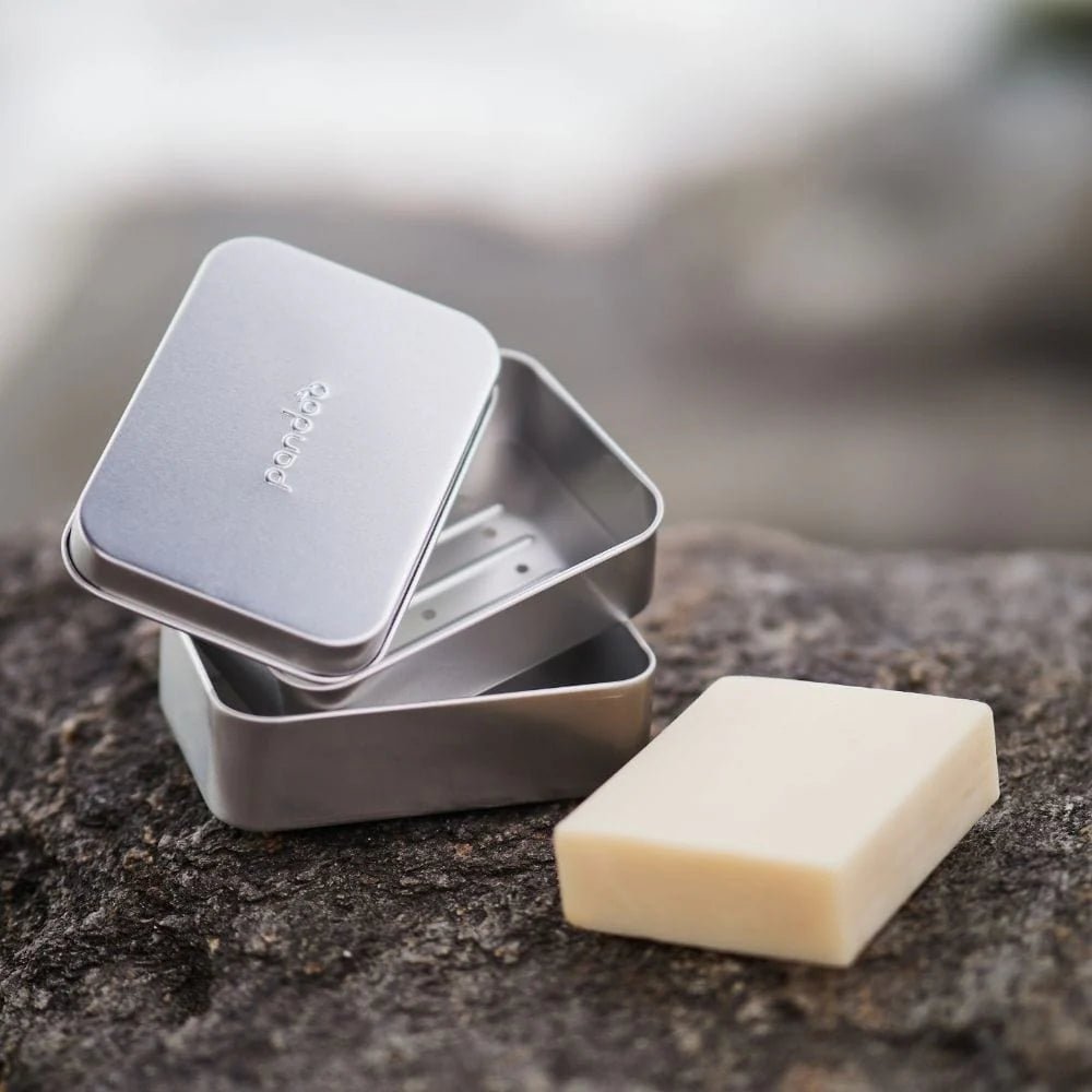 Seifendose aus Aluminium mit Abtropfgitter - haushaltsreinigo.shop