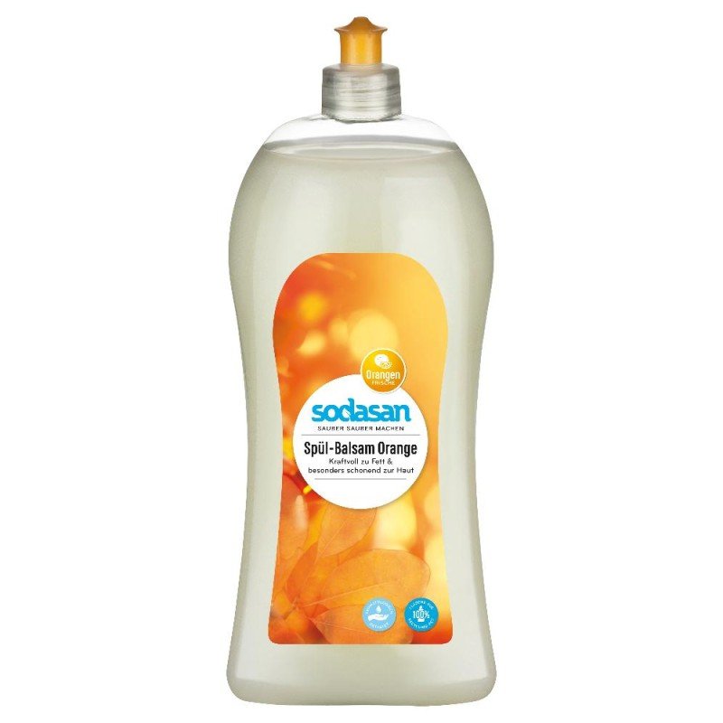 Spülbalsam Orange & Hamamelis von Sodasan - haushaltsreinigo.shop